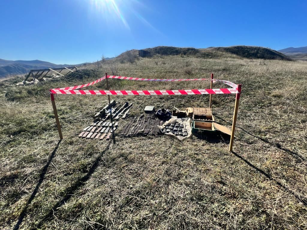 Weapons and ammunition found in Gubadli district [PHOTOS]