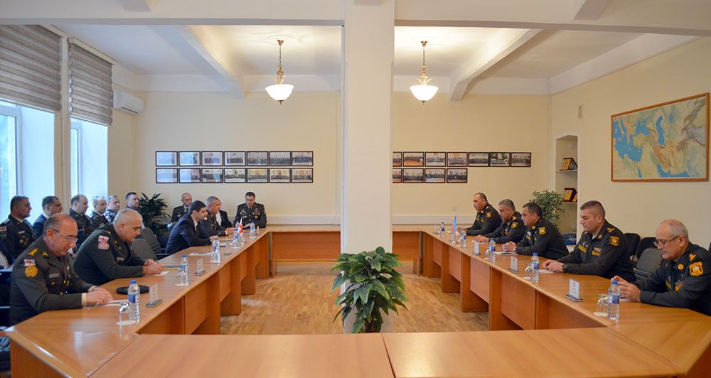 National Defence University meets with Georgian delegation