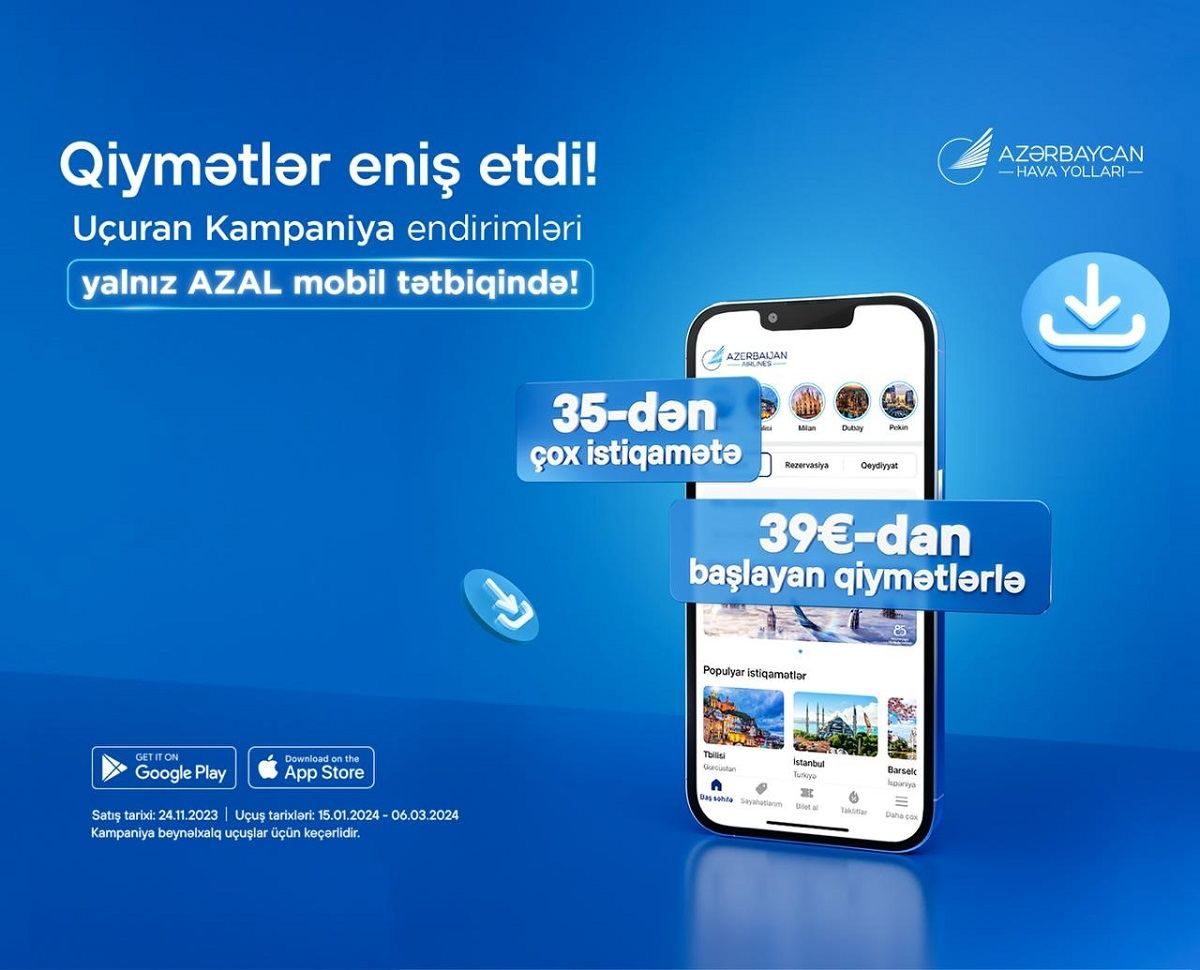 AZAL starts selling air tickets at discounted prices