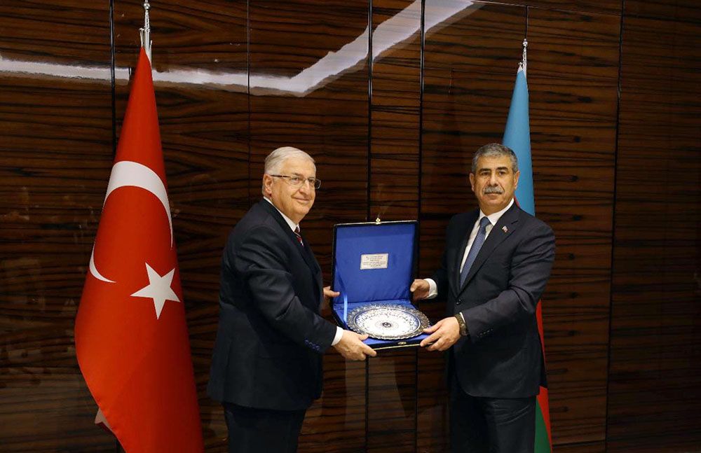 Defense Ministers of Azerbaijan & Turkiye hold  meeting [PHOTOS] - Gallery Image