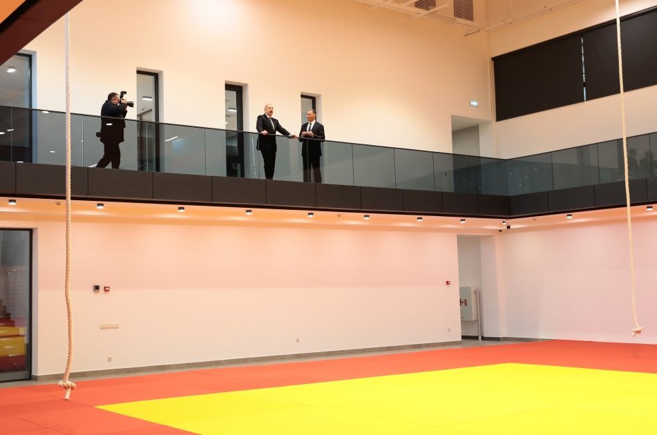 President Ilham Aliyev examines conditions created at Training Center of national judo teams [PHOTOS] - Gallery Image