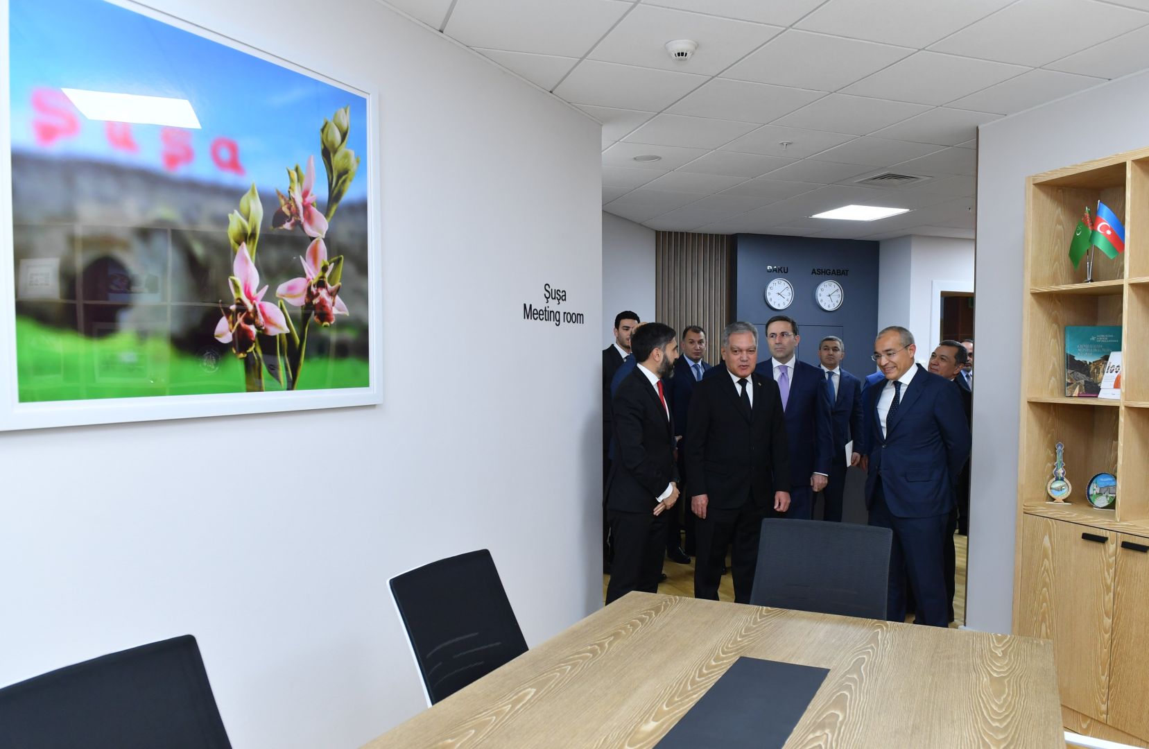 Azerbaijani delegation participates in inauguration of SOCAR's representative office in Ashgabat [PHOTOS] - Gallery Image
