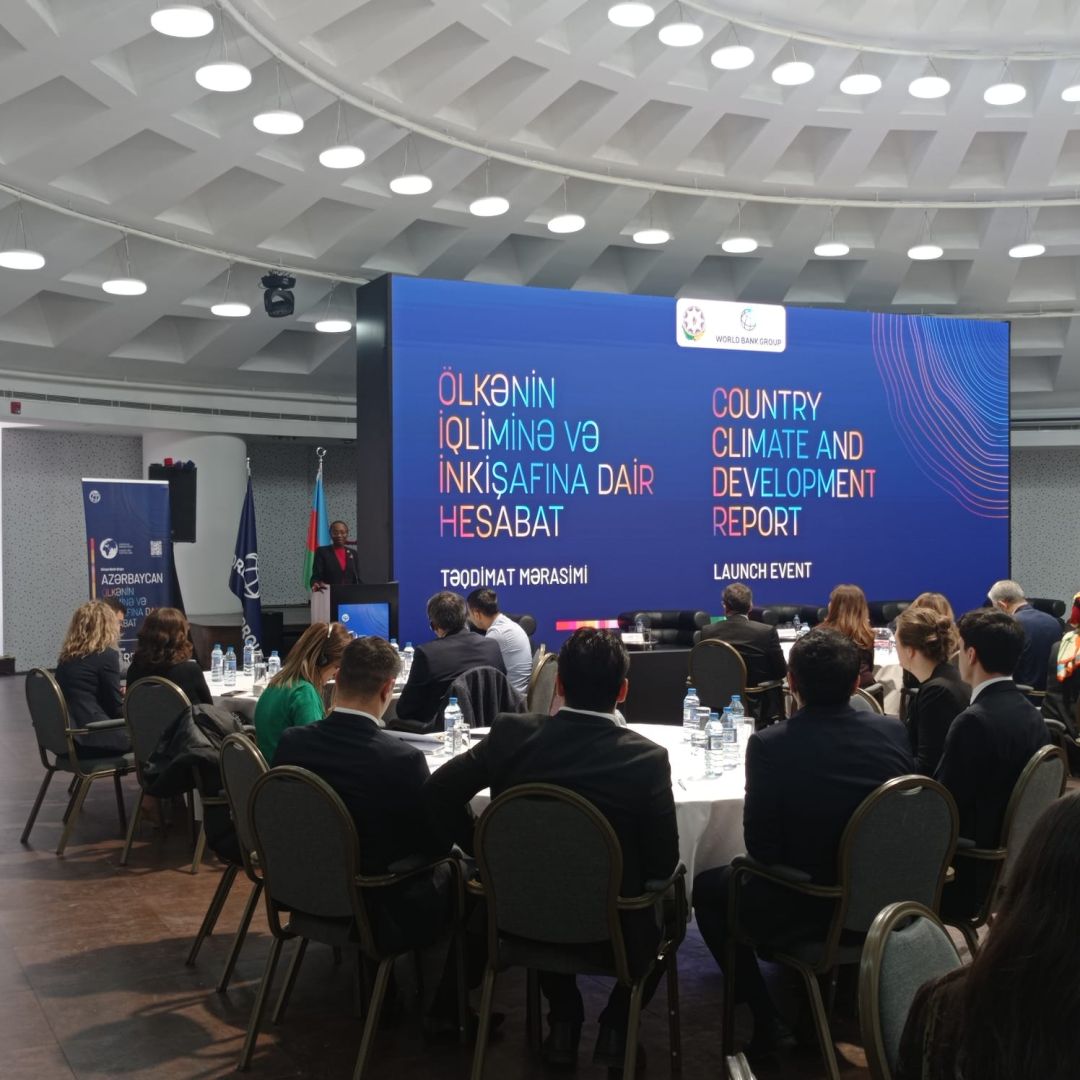 World Bank Group presents report on Azerbaijan's efforts to transition to decarbonization [PHOTOS]
