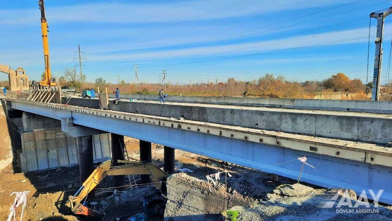 Construction of new bridge over Gudialchay River is finalised [PHOTOS]