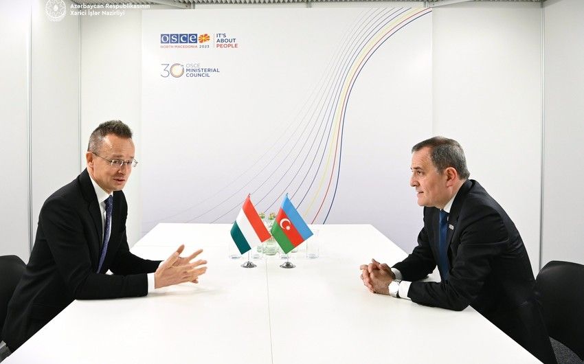 Azerbaijani, Hungarian FMs discuss regional and international security issues