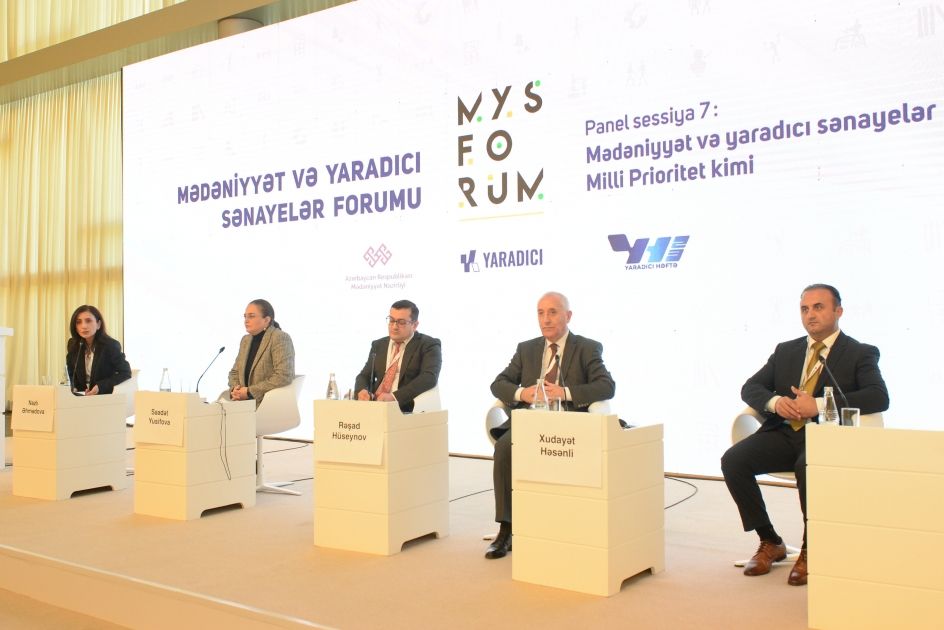 Baku hosts panel session themed Culture and Creative Industries As National Priority [PHOTOS]