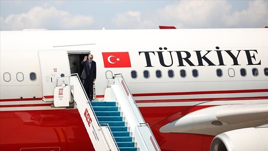 Turkish president heads to UAE for UN climate change summit