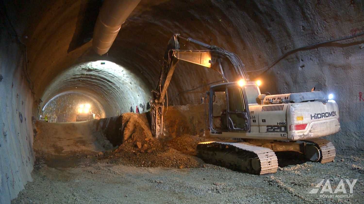 14-km excavation work in Murovdag tunnel completed [PHOTOS] - Gallery Image