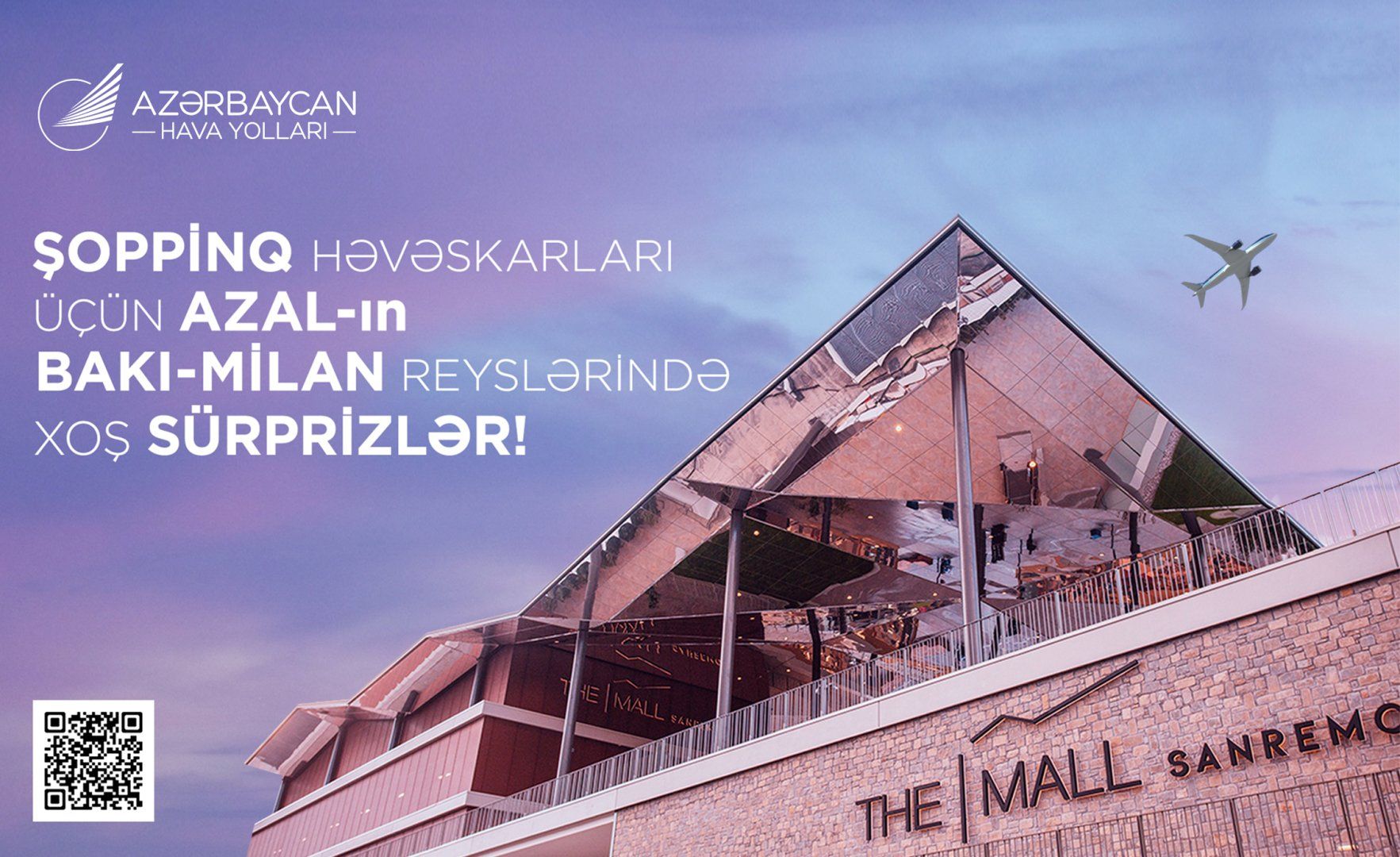 Special opportunities from AZAL for passengers of Baku-Milan flight