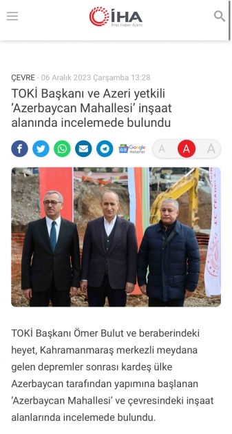 Head of TOKI: Azerbaijan plays important role in reconstruction of earthquake-hit region [VIDEO]