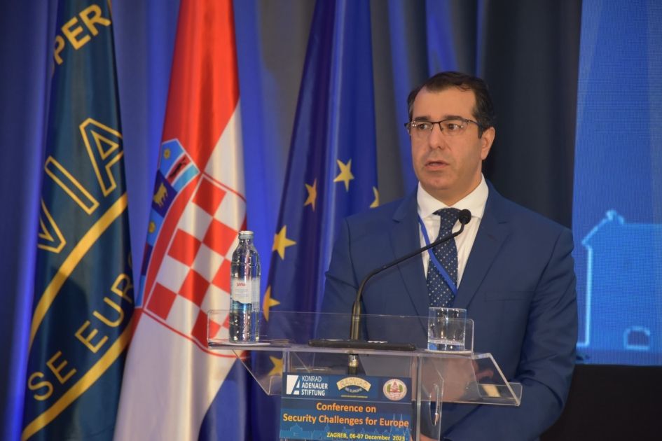 Azerbaijan joins international conference on "Security Challenges for Europe" [PHOTOS]