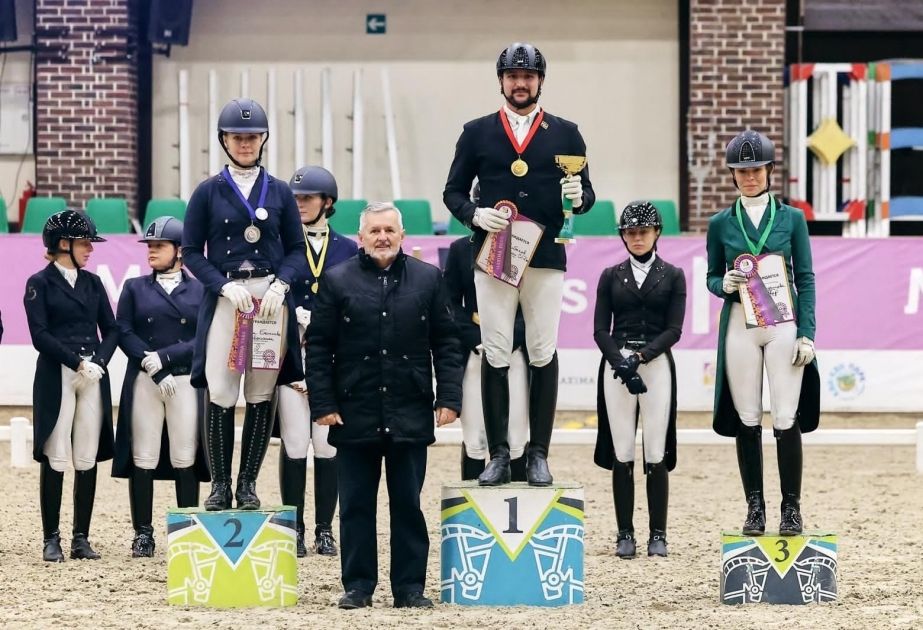 Triumphant Azerbaijani jockey secures two medals at prestigious international tournament in Moscow