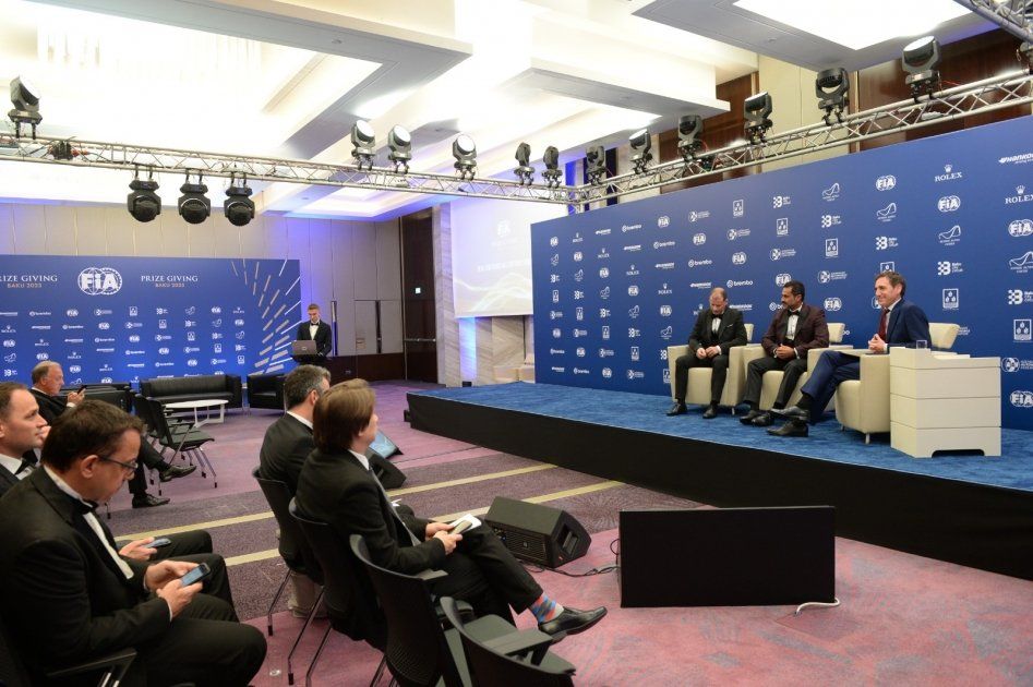 Press briefing held within FIA ​​Prize Giving Ceremony in Baku [PHOTOS] - Gallery Image