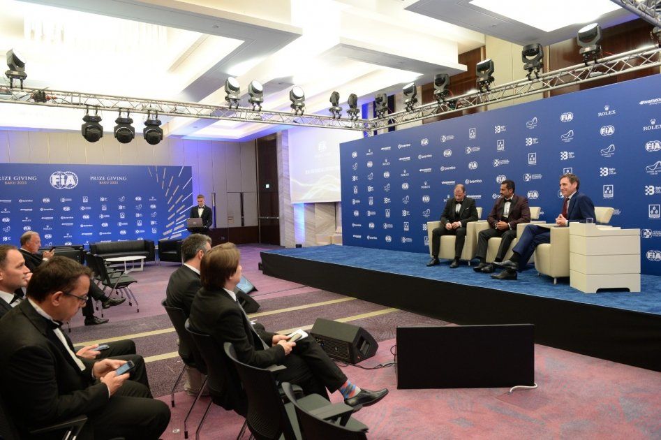 Press briefing held within FIA ​​Prize Giving Ceremony in Baku [PHOTOS]