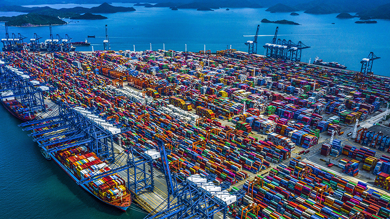 China's cargo, container throughput at ports up in first 10 months