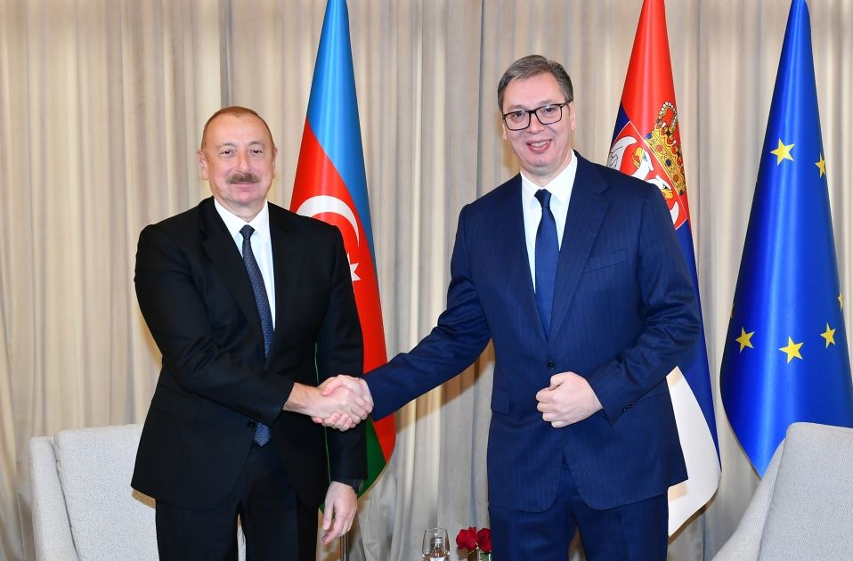 President Ilham Aliyev held one-on-one and expanded meetings with Serbian President Aleksandar Vučić [PHOTOS/VIDEO]