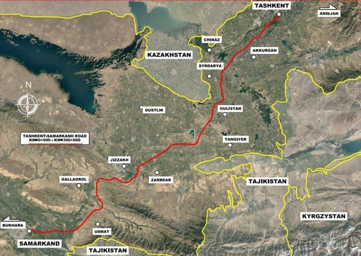 Austrian company developed a project for Tashkent-Samarkand toll road