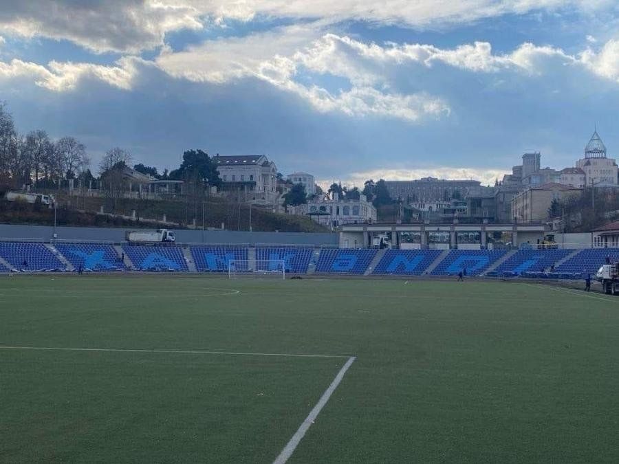 Khankendi stadium gets ready to host first football match [PHOTOS]