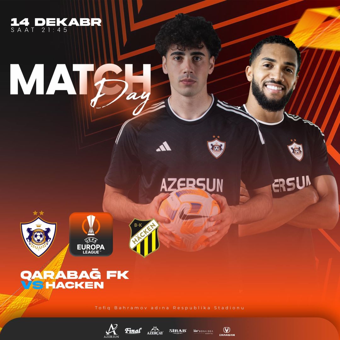 Qarabağ FC to play last match in UEFA Europa League Group Stage