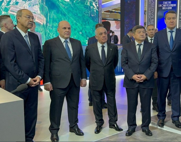 Azerbaijani PM takes part at international exhibition in Moscow [PHOTOS]