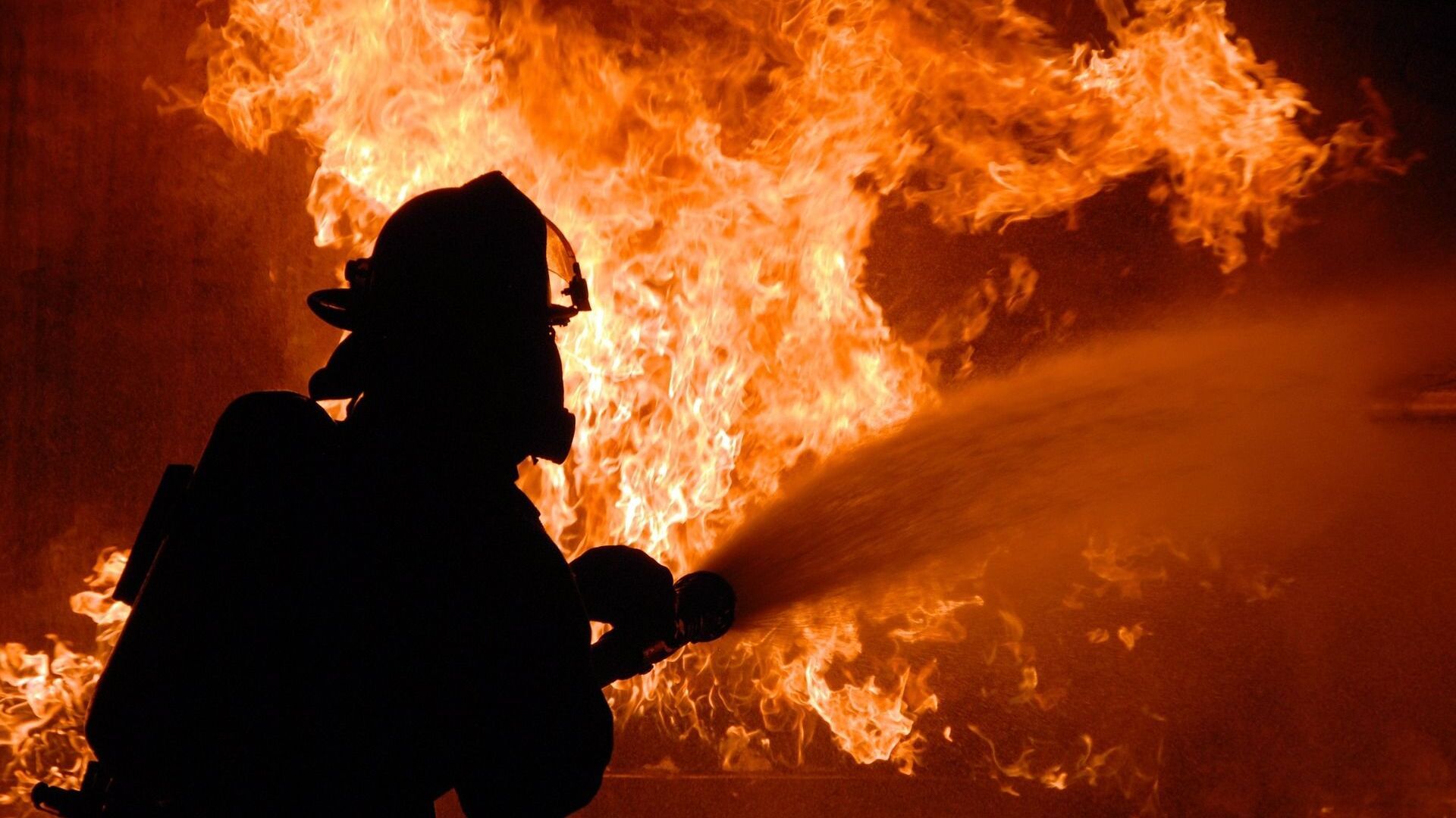 Multi-story residential building is on fire in Baku