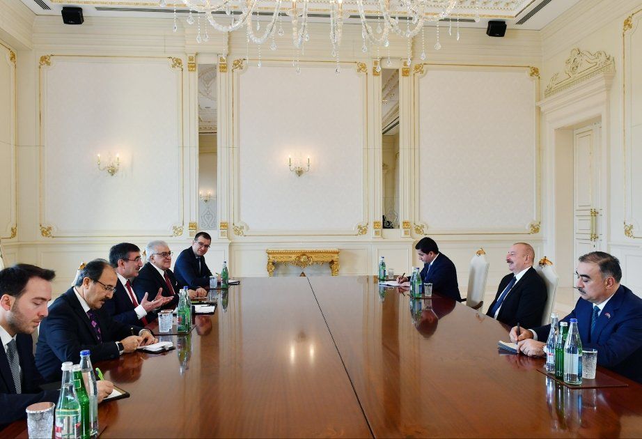 Cumhurbaşkanı İlham Aliyev, Türkiye Cumhurbaşkanı Yardımcısını kabul etti [PHOTOS/VIDEO]