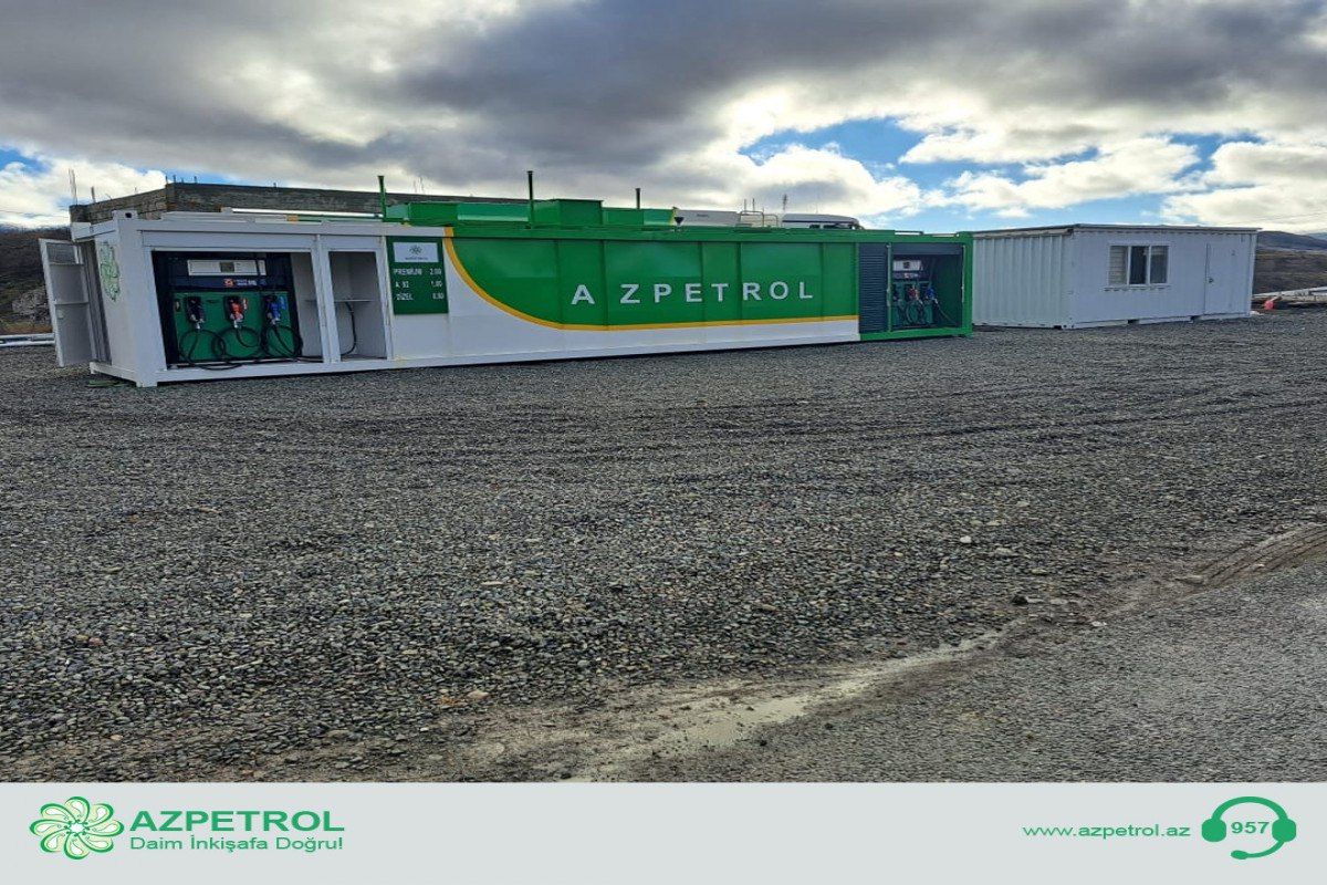 Azpetrol opens modular petrol station in Khankandi city