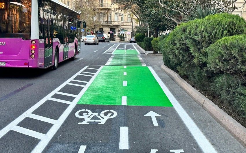 Priority to be given to bicycles on these roads in center of Baku [PHOTOS]