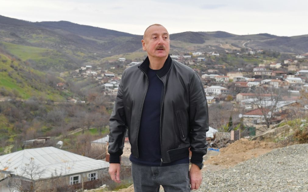 President Ilham Aliyev visits village of Khanabad in Khojaly district [PHOTOS/VIDEO]