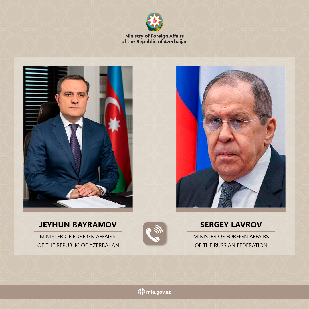 Azerbaijani and Russian foreign ministers discuss current situation in region