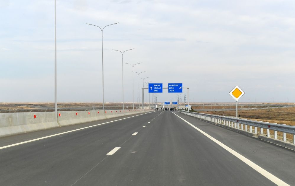 44.5-km-long Barda-Aghdam highway is commissioned [PHOTOS/VIDEO]