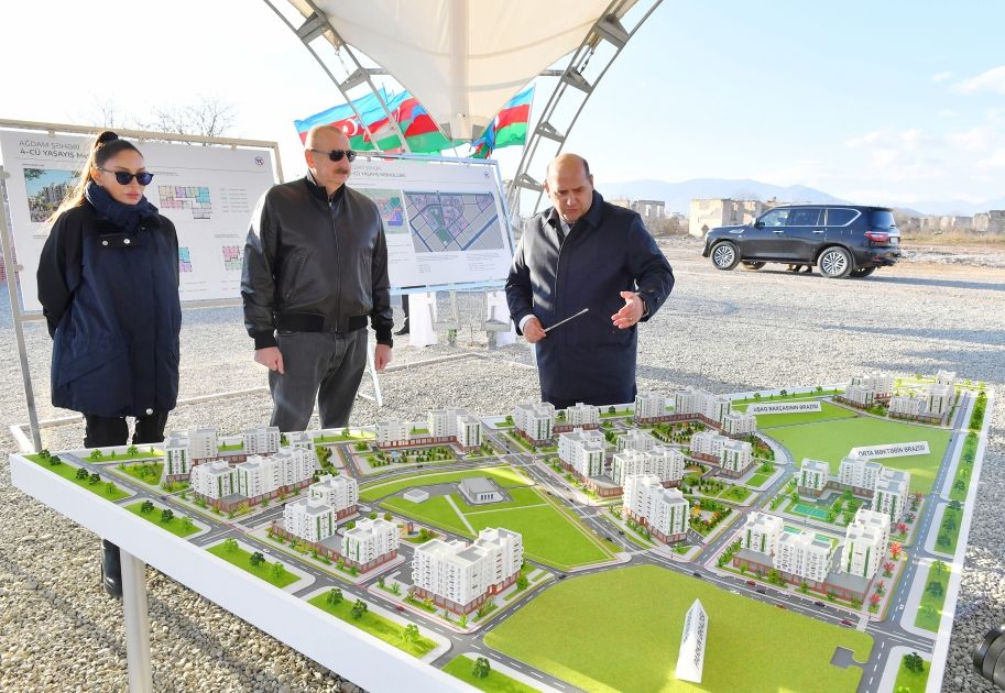 Foundation stone is laid for 4th residential complex in Aghdam city [PHOTOS/VIDEO]