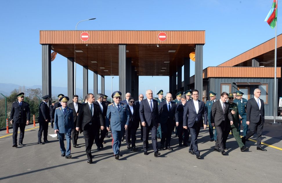 Highway bridge and modular border checkpoint on Azerbaijani-Iranian state border opened [PHOTOS]