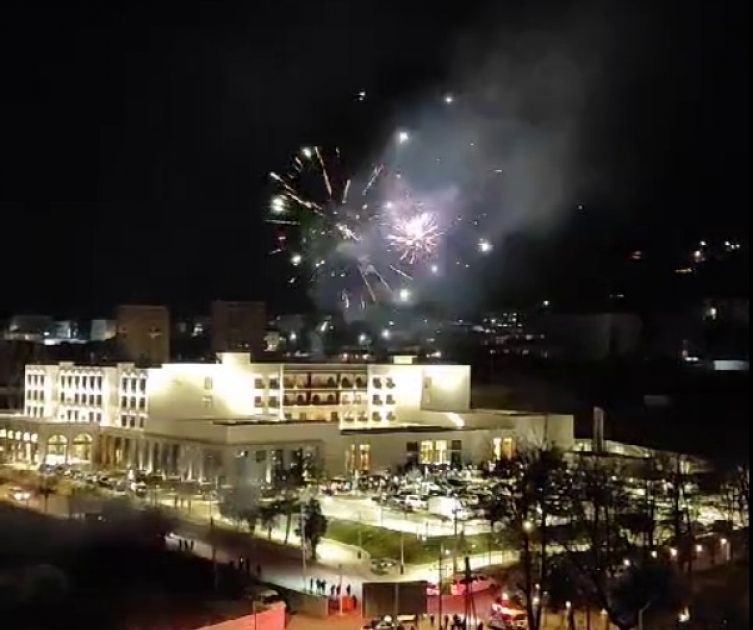 Fireworks on occasion of New Year decorate skies in Shusha [PHOTOS]