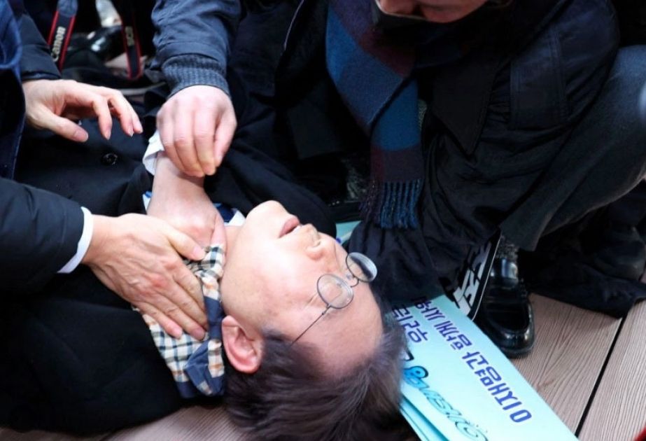 Korean opposition leader injured in attack