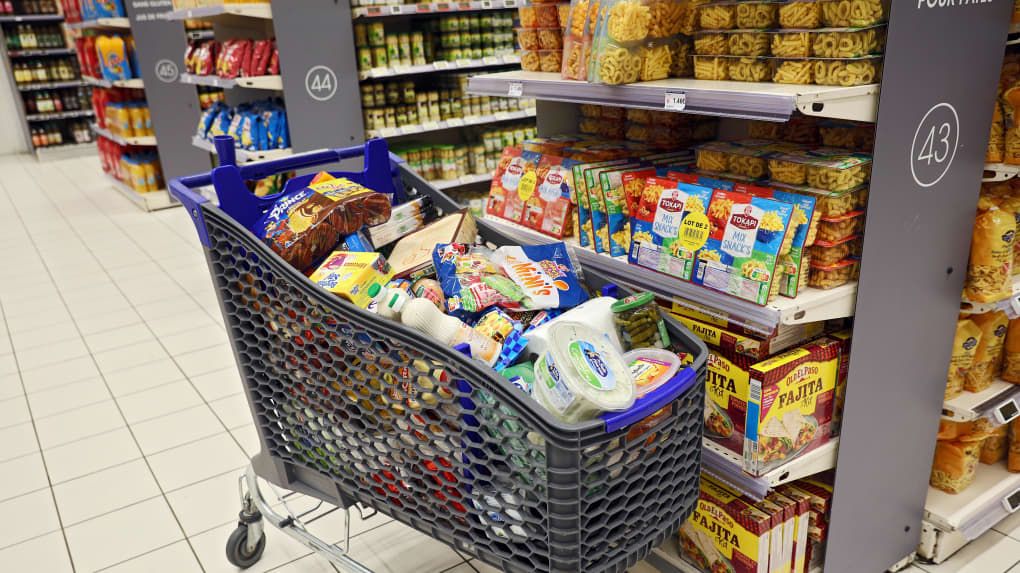 Food products become more expensive in France