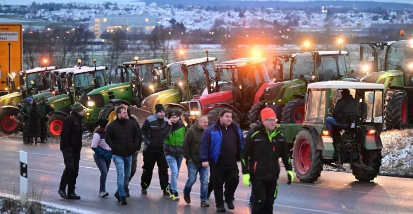 Volkswagen halted production at one of its plants due to farmer protests