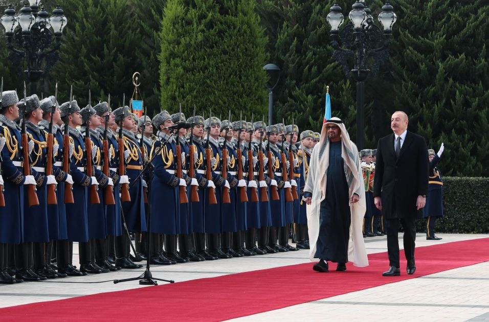 Official welcome ceremony is held for President of United Arab Emirates Sheikh Mohamed bin Zayed Al Nahyan [PHOTOS/VIDEO]