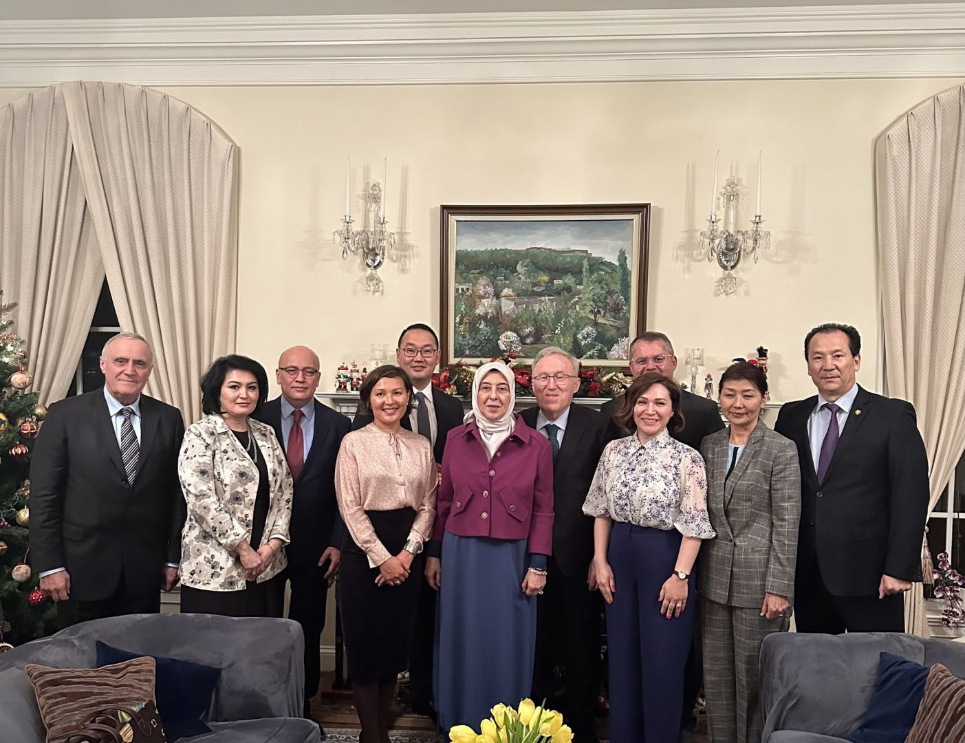 Azerbaijan's Ambassador to USA meets with heads of diplomatic missions of Turkic states