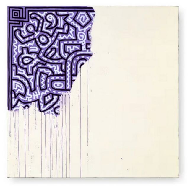 A.I. completes Keith Haring’s intentionally unfinished painting