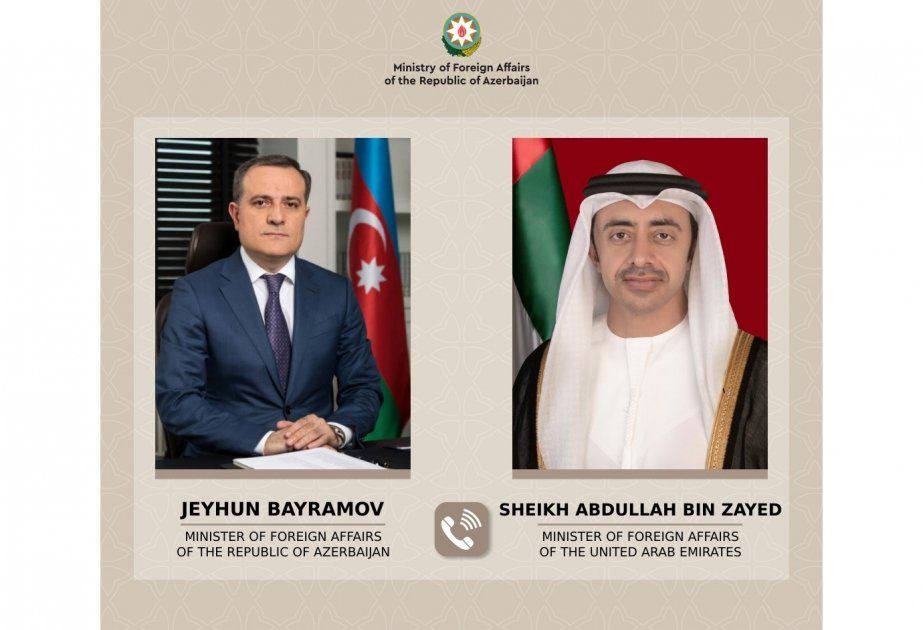 Azerbaijani, UAE FMs discuss regional and international issues