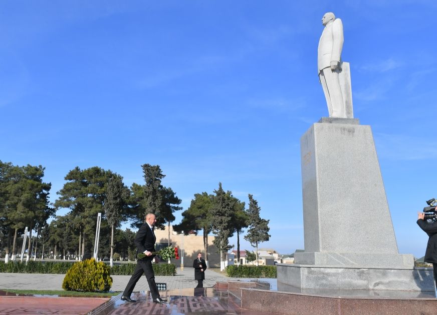 President Ilham Aliyev visits Neftchala district [PHOTOS/VIDEO]