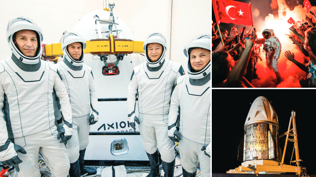 Turkish astronaut to fly space tonight