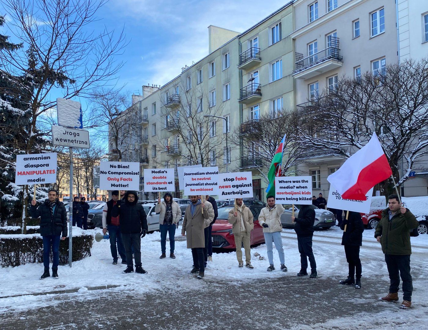 Protest rally held in Warsaw over publication spreading false information about Azerbaijan