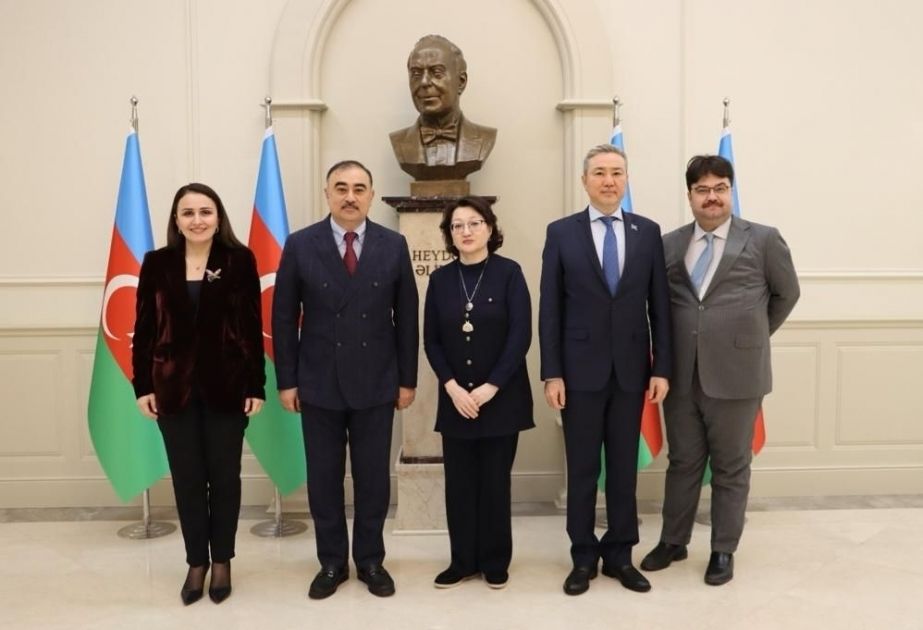 President of Turkic Culture & Heritage Foundation meets with Azerbaijani and Kazakh ambassadors to Turkiye