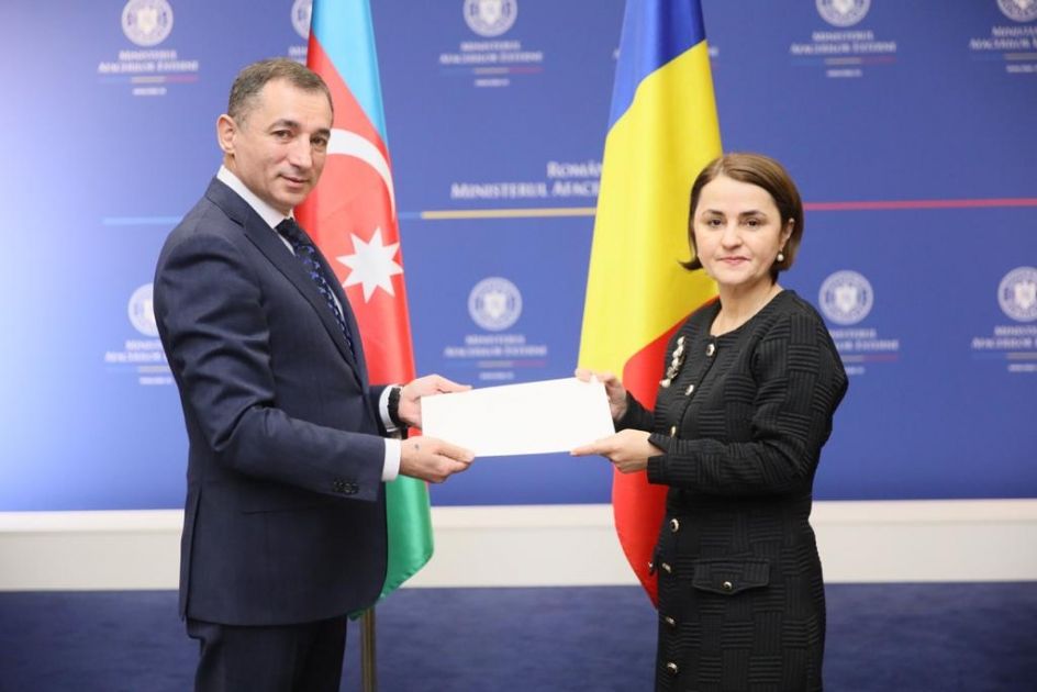 Azerbaijani ambassador to Romania presents credentials to Romanian Foreign Minister