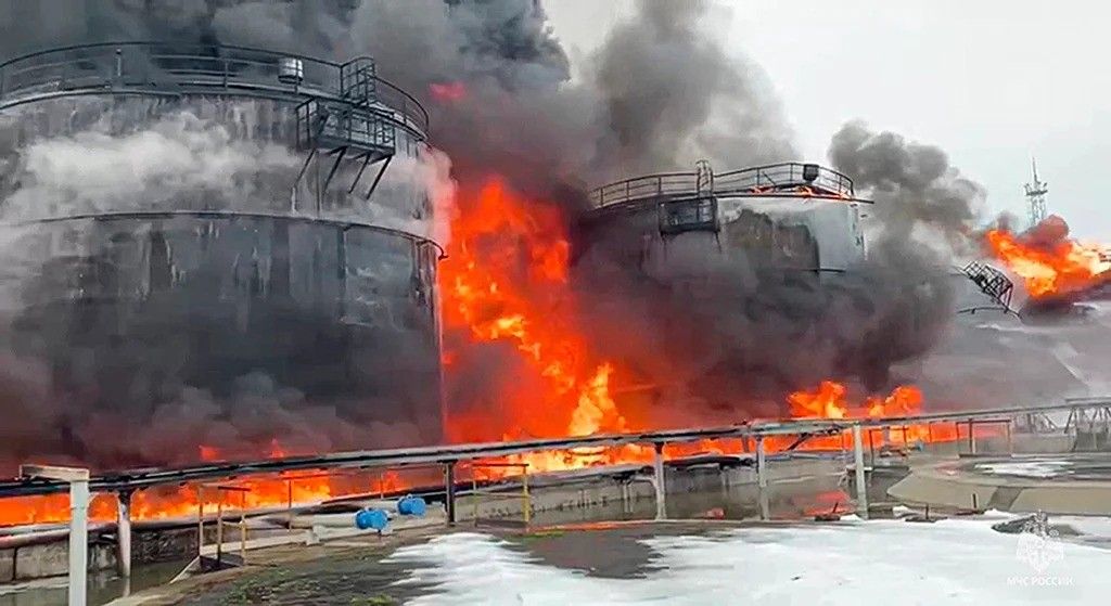 Explosion at St Petersburg gas terminal