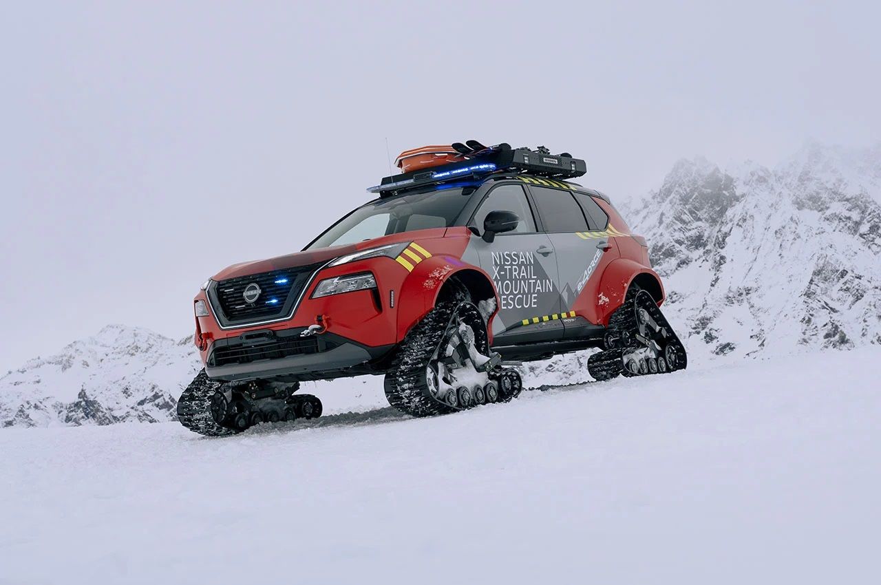 Nissan X-Trail off-roader built for tough rescue ops in Italian Alps [PHOTOS/VIDEO]