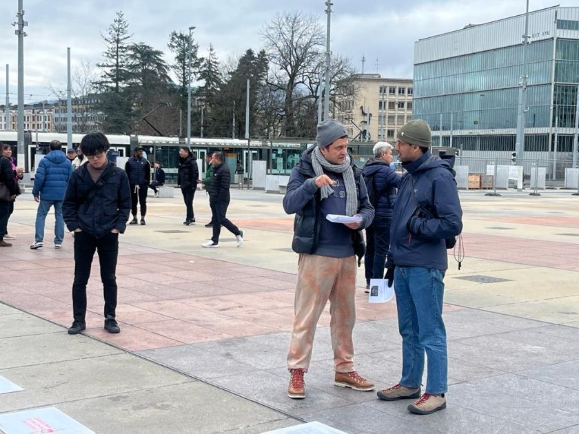 Azerbaijanis hold rally in Geneva to raise awareness about landmine contamination in liberated territories [PHOTOS]