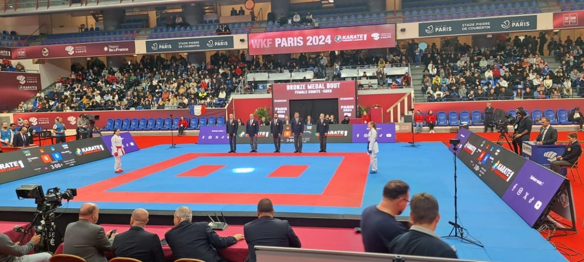 National karate fighter wins bronze at Karate 1-Premier League in Paris [PHOTOS]